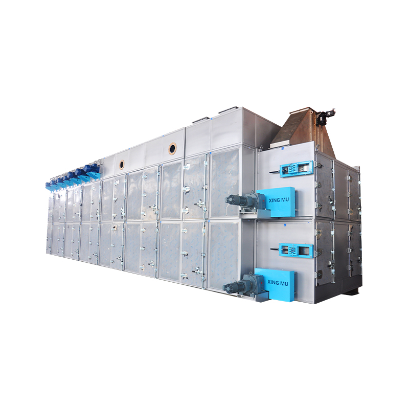 How does a dryer maximize thermal energy utilization through structural design?